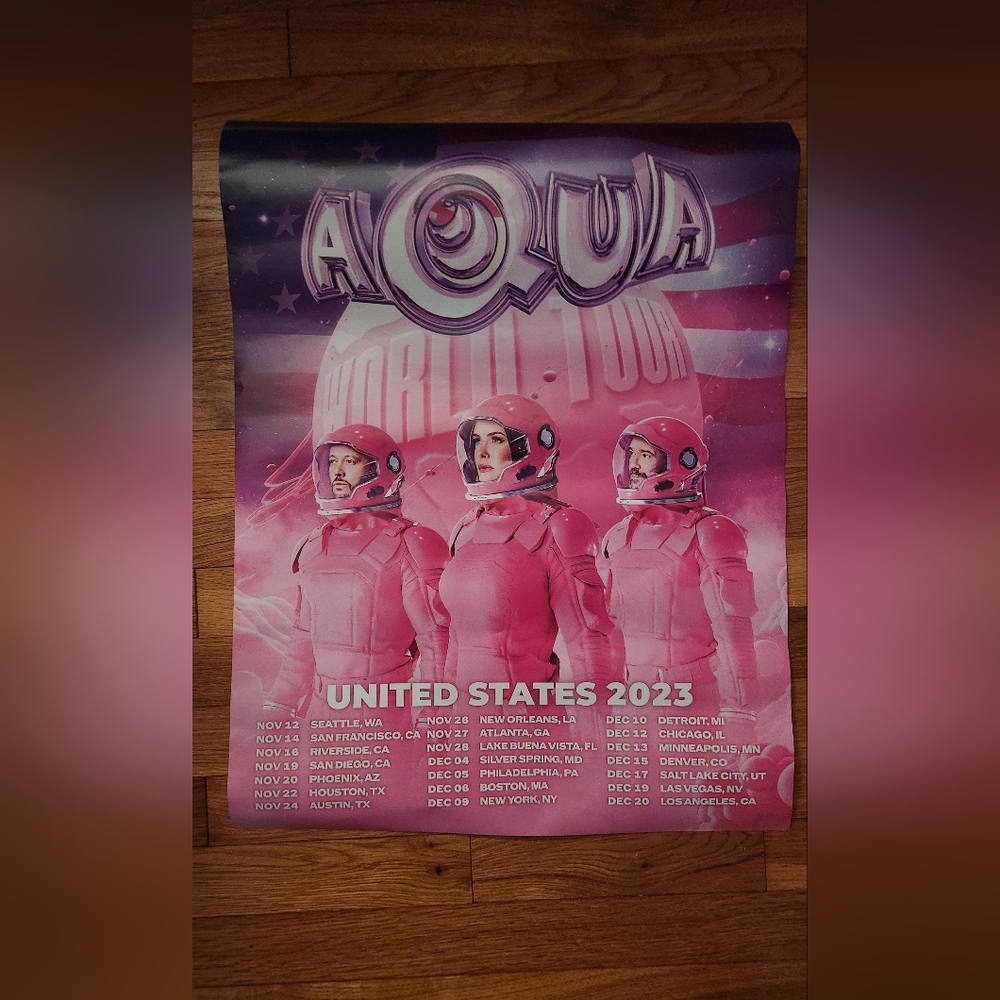 Aqua US Tour 2023 Poster